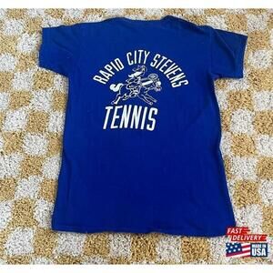 Single Stitch High School Rapid City Tennis Team Tee 70S 80S Classic